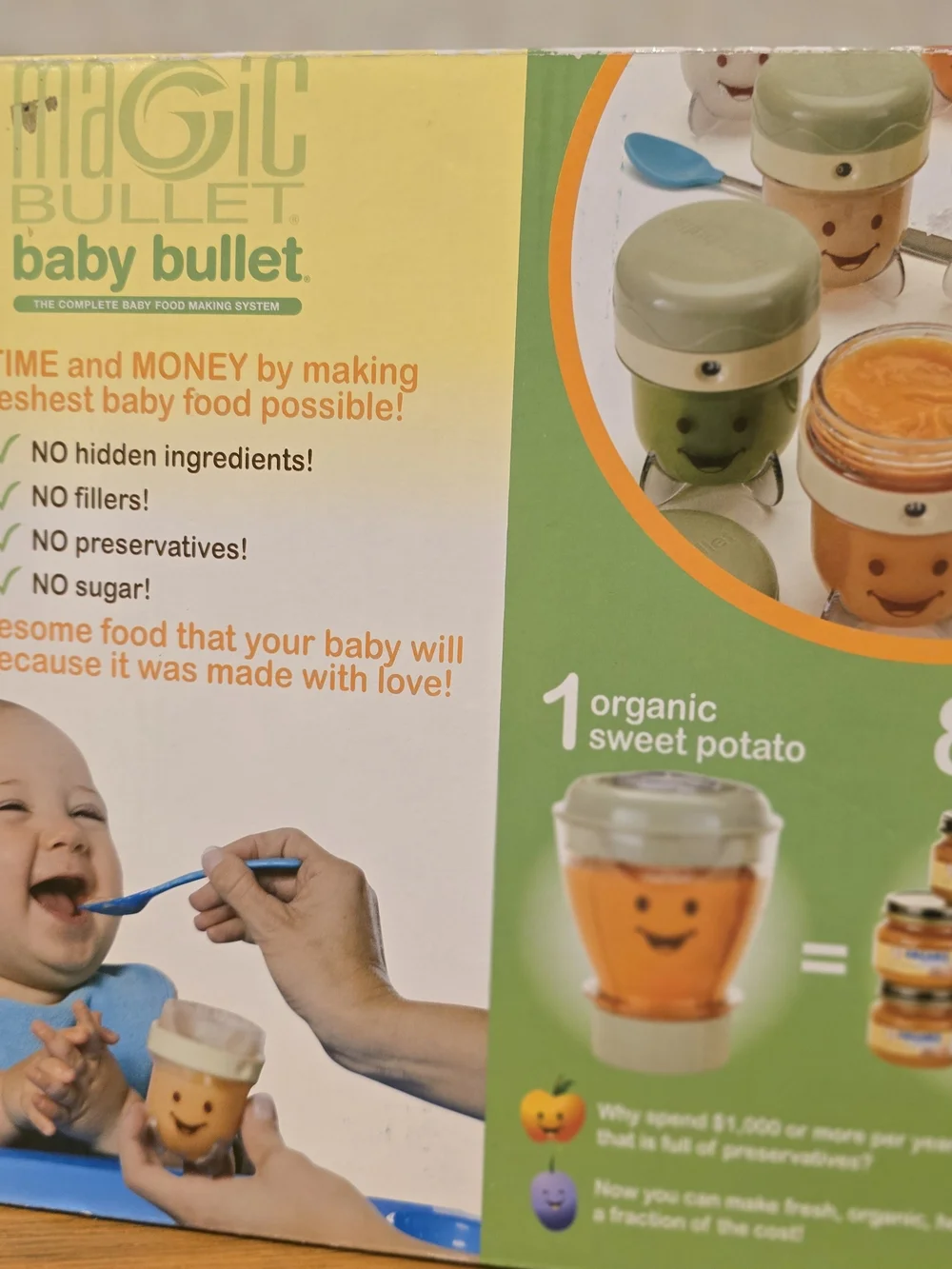 Baby Bullet. Blender Baby Food Maker - Green